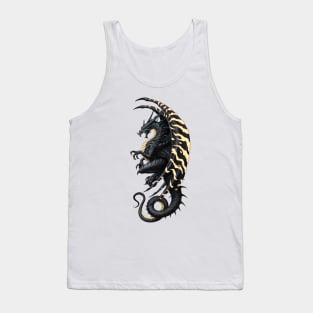 Master Dragon Black Gold Tank Top